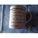 Mug d�cor  ecriture sur maman