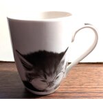 Mug humoristique chat en porcelaine Mug humoristique chat en porcelaine