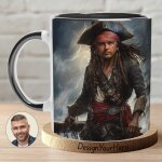 Mug personnalis� jack sparrow pirates des cara�bes ¿ votre photo en h�ros autres univers disponibles ...