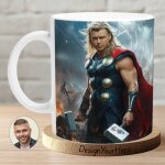 Mug personnalis� photo thor marvel ¿ autres super - h�ros disponibles