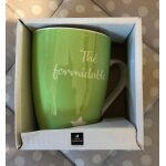 Mug a thé « thé formidable » en porcelaine vert clair la route des comptoirs Mug a thé « thé formidable » en porcelaine vert clair la route des comptoirs