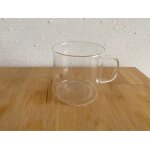 Mug transparent en verre