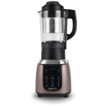 Naturamix blender chauffant 6 programmes 2100w noir Naturamix blender chauffant 6 programmes 2100w noir