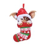 Nemesis now - gremlins - gizmo in stocking ornement  suspendre 12cm