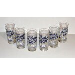 Orangina lot de 6 verres tous secoués de rugby a xv 13, 5cm Orangina lot de 6 verres tous secoués de rugby a xv 13, 5cm