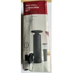 Ouvre bouteille  ; 4 en 1 ; (tire bouchon, coupe - capsule, bouchons a vide, verseur a vin)