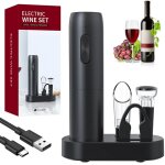 Ouvre bouteille vin electrique tire bouchons automatique rechargeable cuisine