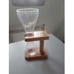 Pauwels kwak verre a bire 25 cl avec support en bois