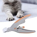 Pet dog cat nail clipper ciseaux avec lumi�re led et 5x loupe safety trimmer outil de toilettage chu25364 ...