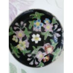 Petit bol en porcelaine vintage pour sauce a sushi peint a la main au japon