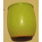 Petit pot de yaourt - ; cermer ; - en céramique - vert - vintage Petit pot de yaourt - ; cermer ; - en céramique - vert - vintage