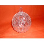 Petit sucrier verre taillé cristal / d9 Petit sucrier verre taillé cristal / d9