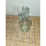 Petite bouteille carafe vintage en verre avec anse