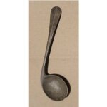 Petite cuill�re a sirop -  ; b b  ; - m�tal - ancien