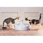 Petsafe fontaine a eau pour animaux 360 drinkwell en plastique sans bpa, capacit 3. 8l, 5 jets d'eau ...