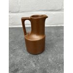 Pichet ancien brenne france gr�s emaill� brun 10 cm ¿ vintage ann�es 70