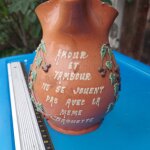 Pichet carafe savoie / haute savoie ancien dicton poterie savoyarde terre cuite - beau pichet savoyard ... Pichet carafe savoie / haute savoie ancien dicton poterie savoyarde terre cuite - beau pichet savoyard ...