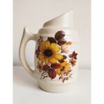 Pichet / carafe vintage beige marron