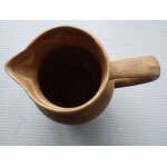 Pichet rustique ancien en gr�s brun - 1l