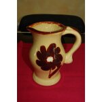 Pichet st - cl�ment d�cor fleur, hauteur 163mm.