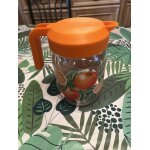 Pichet vintage mod�le type henkel orange