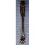 Superbe pince a sucre en m�tal argent� - coquille et griffes