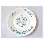 Plat assiette arcopal plate myosotis 23 cm blanc et bleu incassable resiste au variation temperature ... Plat assiette arcopal plate myosotis 23 cm blanc et bleu incassable resiste au variation temperature ...