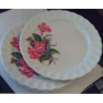 Plat ovale 6 assiettes a dessert - en m�lamine