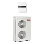Pompe a chaleur connect air / eau monobloc nimbus plus m avec appoint electrique ariston 12 kw triphas ...