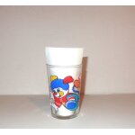 Popples tennis verre 1987 tcfc vintage 9, 7cm