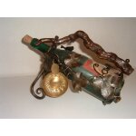 Porte bouteille art nouveau en fer forgé, raisin, vigne Porte bouteille art nouveau en fer forgé, raisin, vigne