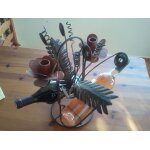 Porte bouteille en fer forge Porte bouteille en fer forge