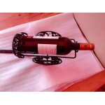 Porte bouteille de table en fer forg