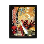 Poster 3d lenticular marvel - deadpool attack 25x20cm