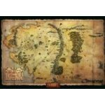 Poster - the hobbit carte terre du milieu 98x68cm Poster - the hobbit carte terre du milieu 98x68cm