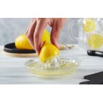 Presse - agrumes portable, alsoir cristal, presse - agrumes manuel avec poigne et bec verseur pour ...
