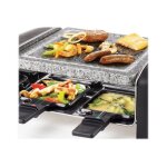 Princess classic raclette 4 stone grill party - raclette / grill / pierre  griller - 600 watt - noir ...