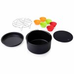 Princess set d'accessoires de friteuse 10 pcs 5, 2 l métal et silicone Princess set d'accessoires de friteuse 10 pcs 5, 2 l métal et silicone