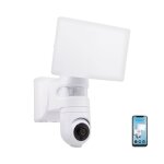 Projecteur mural connect� avec cam�ra int�gr�e kozii d�tecteur de mouvement 2200 lumens blanc froid