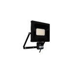 Projecteur mural nino 50w 4000lm - detecteur de mouvement - noir
