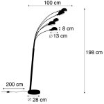 Qazqa design lampadaire / lampe de sol / lampe sur pied / luminaire / lumiere / ã‰clairage design noir ... Qazqa design lampadaire / lampe de sol / lampe sur pied / luminaire / lumiere / ã‰clairage design noir ...
