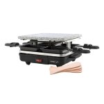 Raclette multifonctions cosylife 4 personnes + pierre cl - r4p2