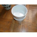 Ramequins plisses blancs en porcelaine marque apilco porcelaine a feu lot de 4 Ramequins plisses blancs en porcelaine marque apilco porcelaine a feu lot de 4