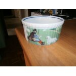 Ramequins plisses blancs en porcelaine motif berger marque apilco philippe deshoulieres Ramequins plisses blancs en porcelaine motif berger marque apilco philippe deshoulieres