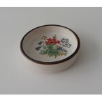 Ramequin ravier d�cor fleurs multicolore. 2 x 8, 3 cm