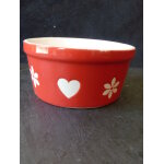 Ramequin rouge avec c?ur