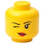Rangement en forme de t�te de fille lego - mini (clin d'�il)