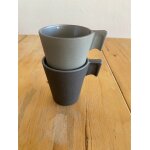 Rare : 2 tasses expresso loft stony luminarc clair et foncé Rare : 2 tasses expresso loft stony luminarc clair et foncé