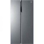 Refrigerateur americain - frigo - haier hsr3918fnpg - - 504l (337 + 167) - froid ventil - l90, 8 x h177. ...
