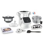 Robot cuiseur multifonction moulinex companion xl yy4591fg noir / blanc + 8 accessoires